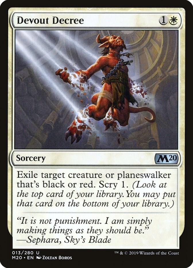 Devout Decree 13/280 (Core Set 2020) 