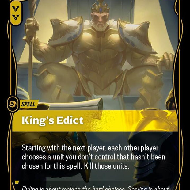 King's Edict 237/298 (Origins)  - Foil