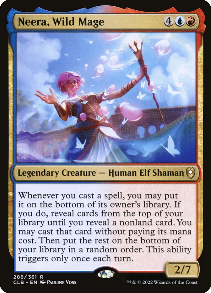 Neera, Wild Mage 288 (Commander Legends: Battle for Baldur's Gate) 