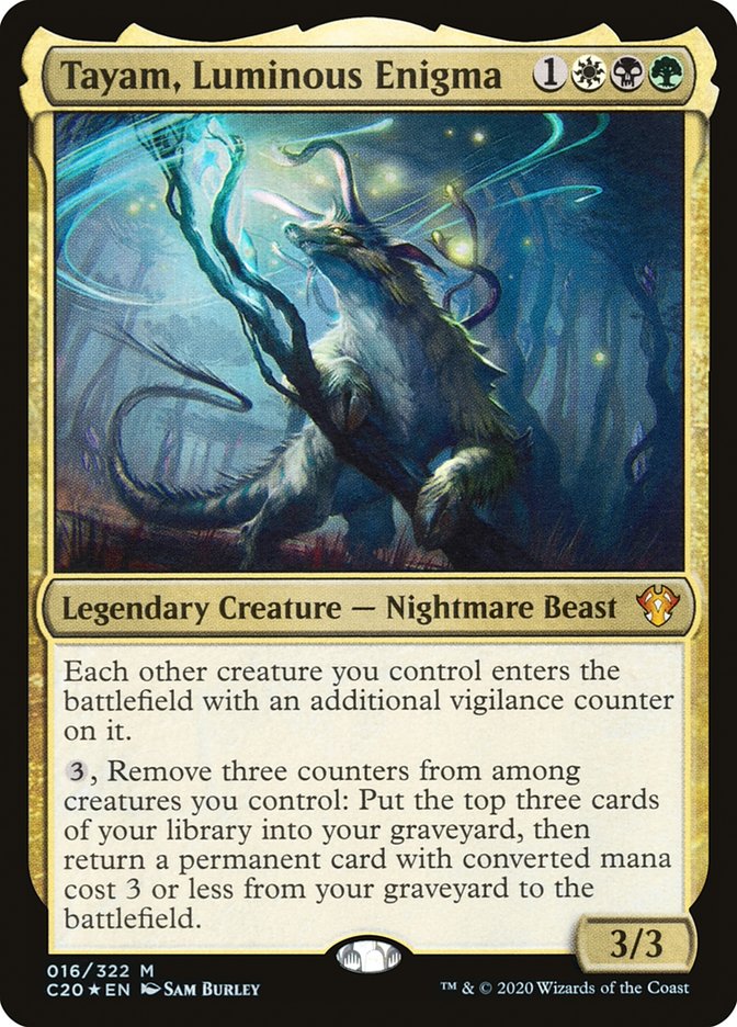 Tayam, Luminous Enigma 16/322 (Commander 2020)  - Foil
