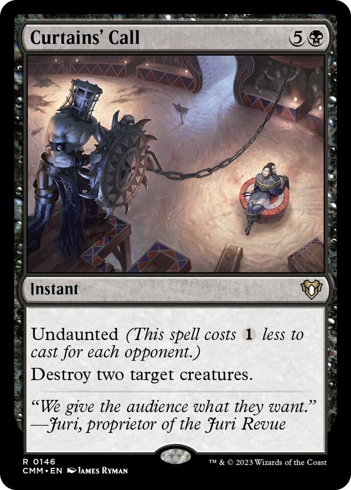 Curtains Call 146/451 (Commander Masters) 