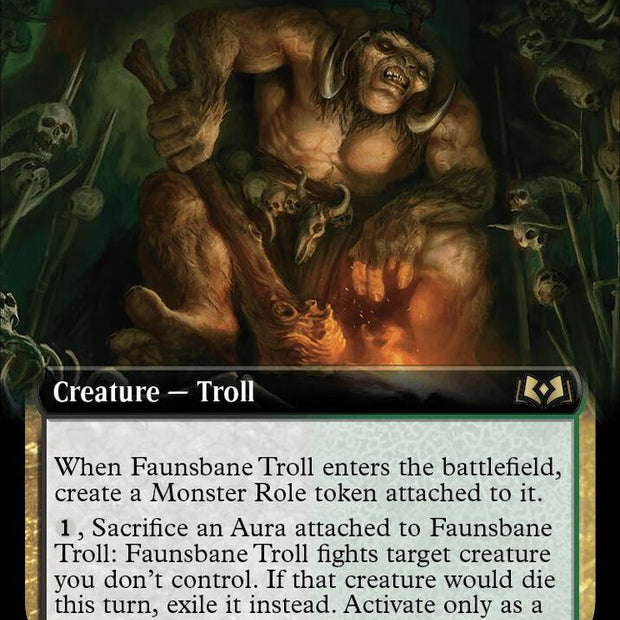 Faunsbane Troll 361/276 (Wilds of Eldraine)  - Extended Art