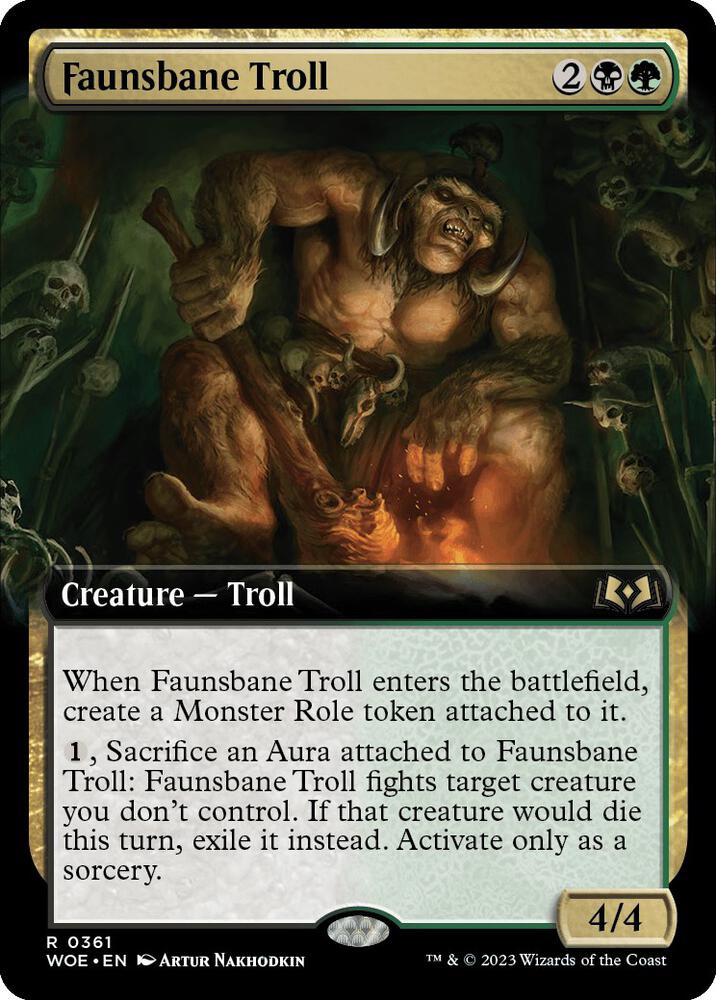 Faunsbane Troll 361 (Wilds of Eldraine) 