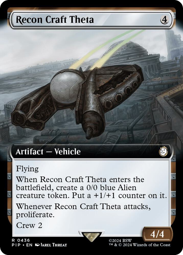 Recon Craft Theta 436/326 (Universes Beyond: Fallout)  - Extended Art