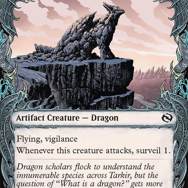 Boulderborn Dragon 323/291 (Tarkir: Dragonstorm)  - Showcase Foil