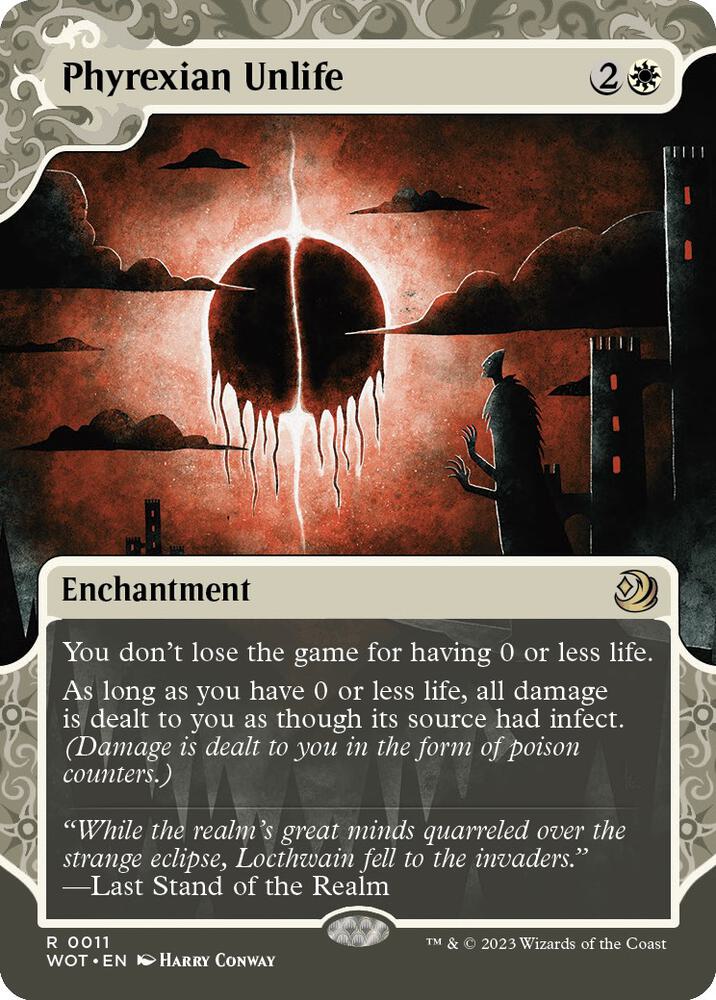 Phyrexian Unlife 11 (Wilds of Eldraine: Enchanting Tales)  - Showcase Foil