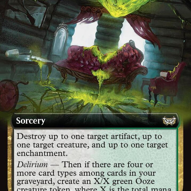 Convert to Slime 64/40 (Commander: Duskmourn: House of Horror)  - Extended Art