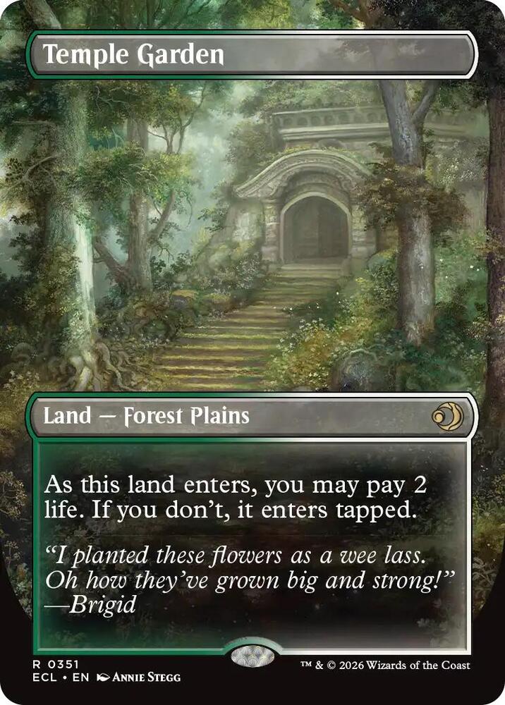 Temple Garden 351 (Lorwyn Eclipsed)  - Borderless