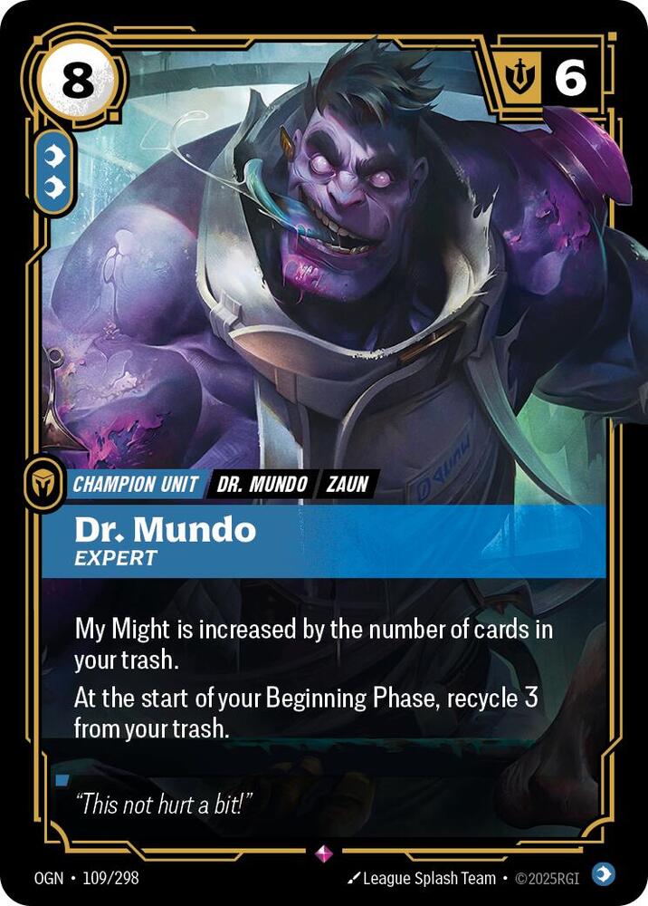 Dr Mundo Expert (Origins)  - Foil