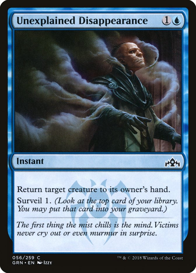 Unexplained Disappearance 56/259 (Guilds of Ravnica) 