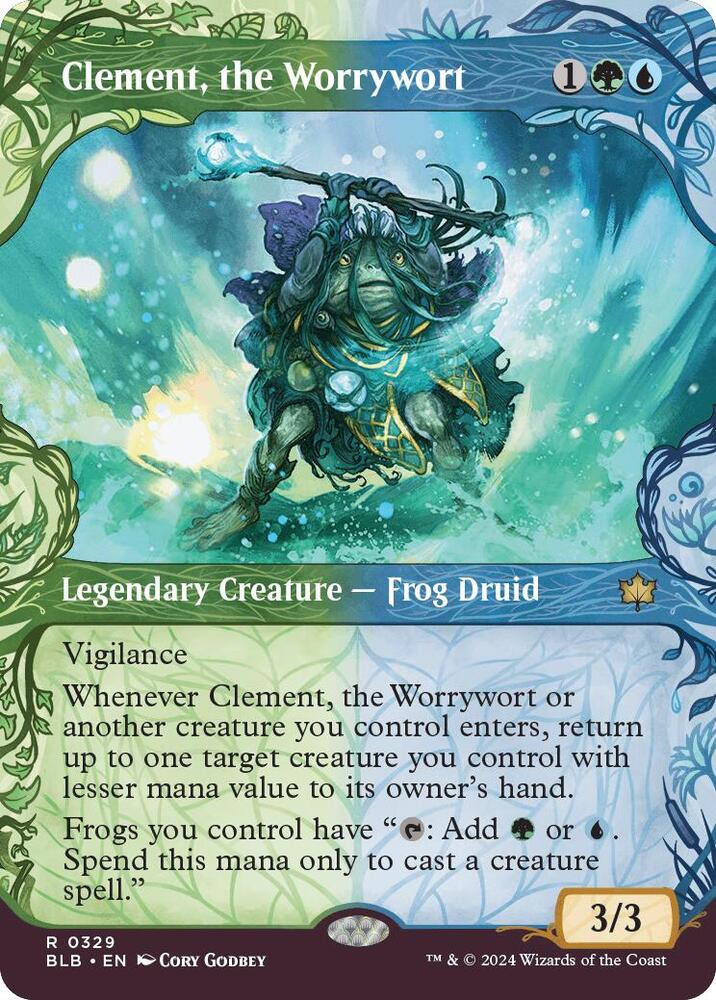 Clement the Worrywort 329 (Bloomburrow)  - Foil