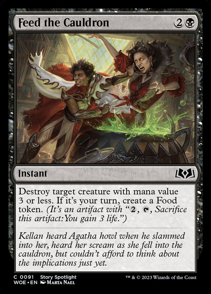 Feed the Cauldron 91/276 (Wilds of Eldraine)  - Foil