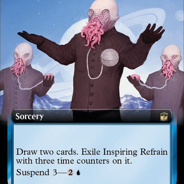 Inspiring Refrain 470/331 (Universes Beyond: Doctor Who)  - Extended Art Foil