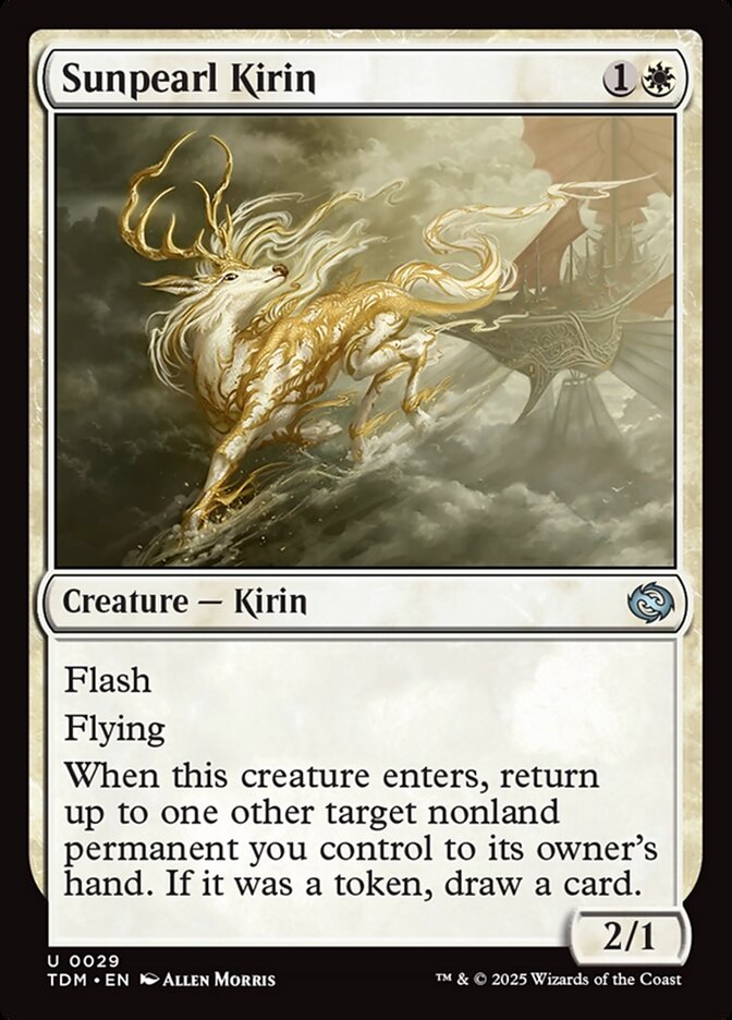 Sunpearl Kirin 29 (Tarkir: Dragonstorm)  - Foil