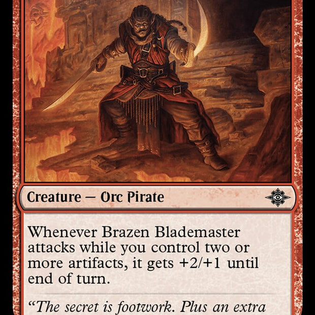 Brazen Blademaster 136/291 (The Lost Caverns of Ixalan) 