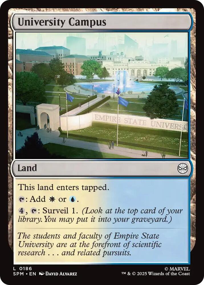 University Campus 186/198 (Marvel's Spider-Man) 