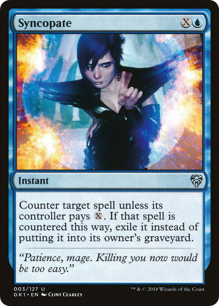 Syncopate 3/127 (Guilds of Ravnica: Guild Kits) 