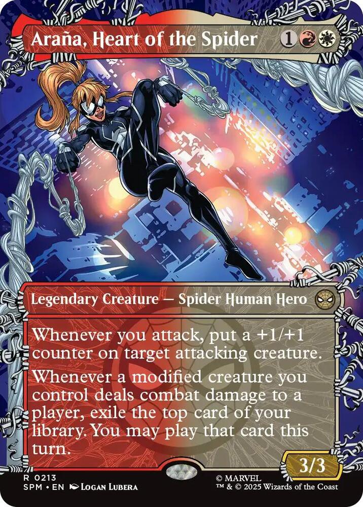 Arana Heart of the Spider Borderless (Marvel's Spider-Man)  - Foil