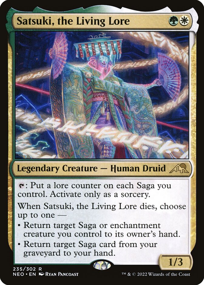Satsuki, the Living Lore 235/302 (Kamigawa: Neon Dynasty) 