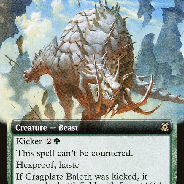 Cragplate Baloth 359/280 (Zendikar Rising)  - Extended Art