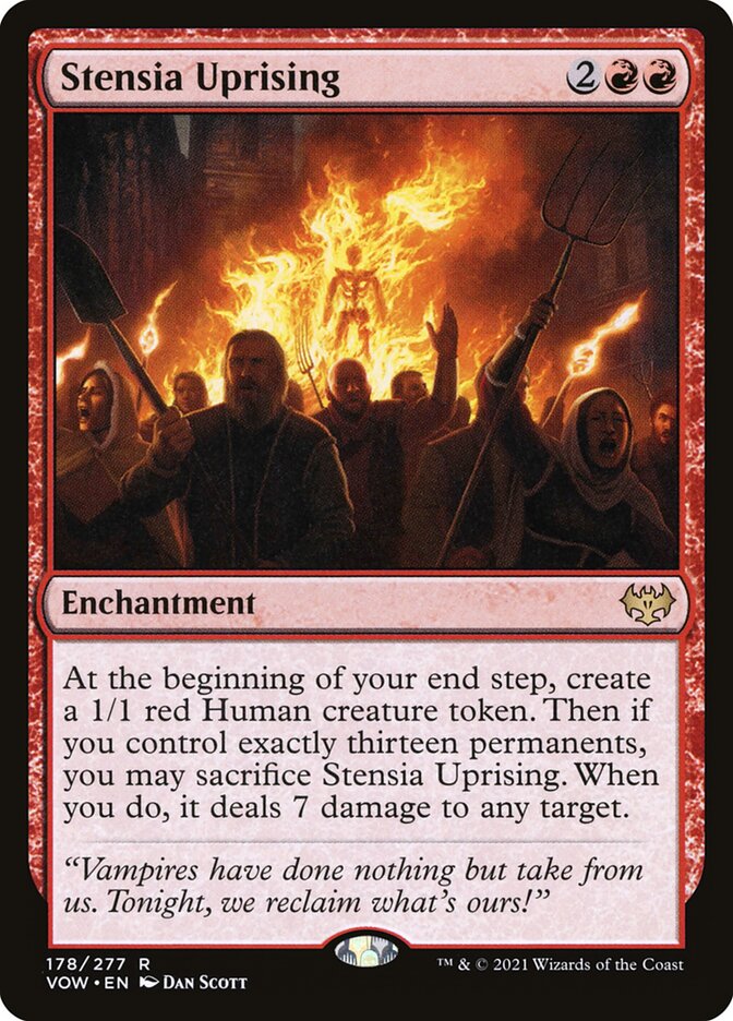 Stensia Uprising 178/277 (Innistrad: Crimson Vow)  - Foil