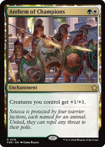 Anthem of Champions (Promo Pack) [Foundations Promos]