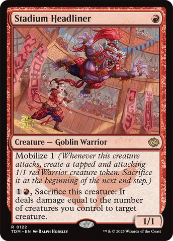 Stadium Headliner [Tarkir: Dragonstorm Prerelease Cards]