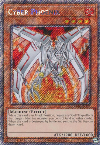 Cyber Phoenix [RA04-EN129] Platinum Secret Rare