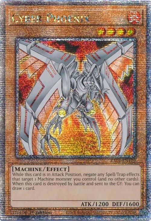 Cyber Phoenix [RA04-EN129] Quarter Century Secret Rare