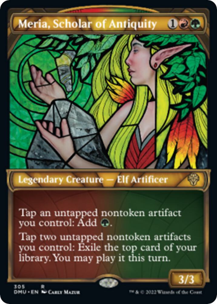 Meria Scholar of Antiquity Showcase 305 (Dominaria United) 
