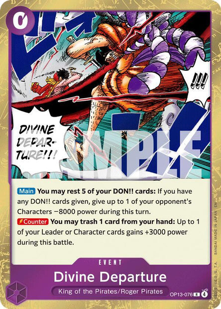 Divine Departure OP13-076 (Carrying On His Will)  - Foil