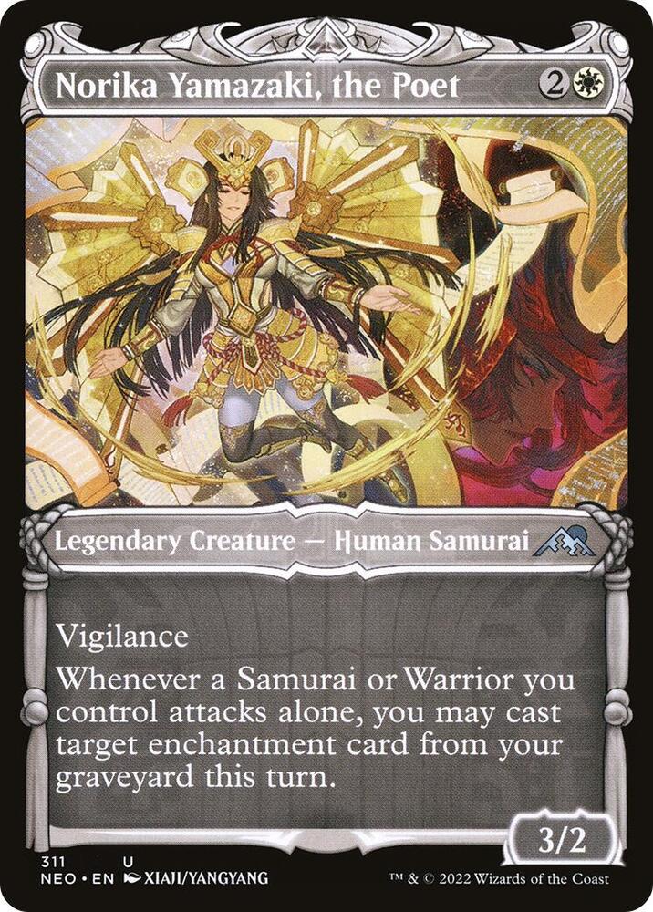 Norika Yamazaki, the Poet 311/302 (Kamigawa: Neon Dynasty)  - Showcase
