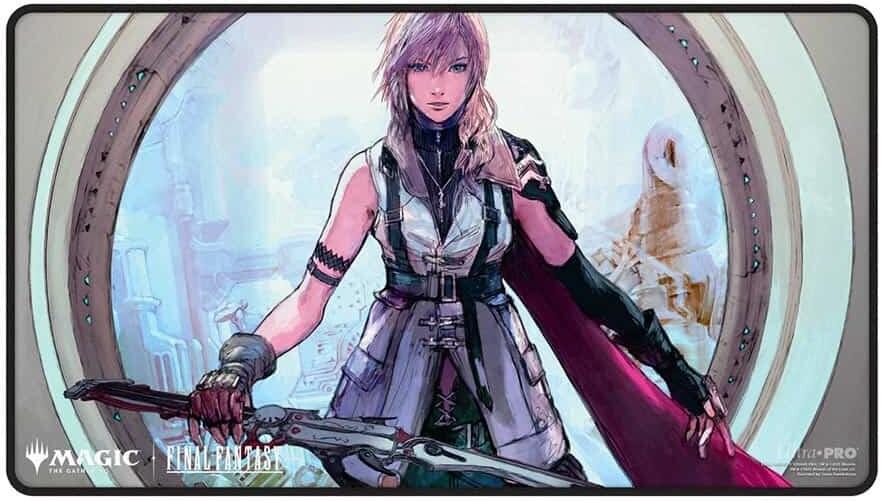 Ultra PRO: Black Stitched Playmat - FINAL FANTASY (Premium W)