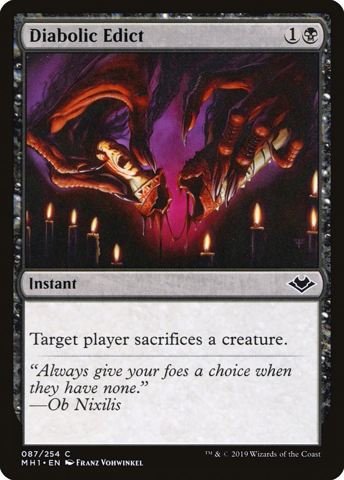 Diabolic Edict 87 (Modern Horizons) 