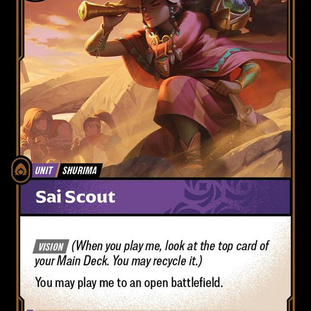 Sai Scout (Origins)  - Foil