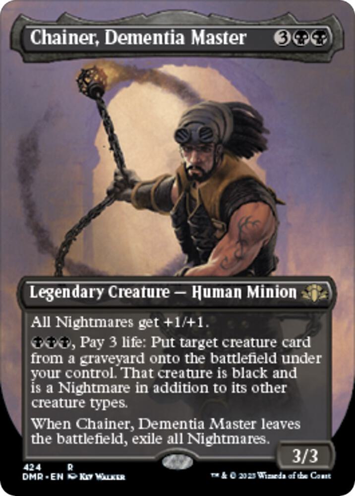 Chainer, Dementia Master 424 (Dominaria Remastered)  - Borderless