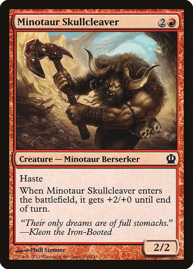 Minotaur Skullcleaver 130/249 (Theros) 