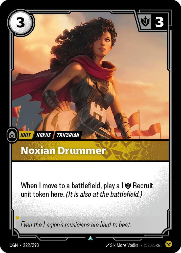 Noxian Drummer 222/298 (Origins)  - Foil