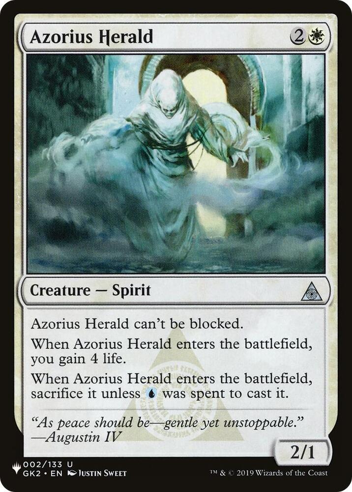Azorius Herald GK2-2/5075 (The List Reprints) 