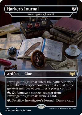 Harkers Journal Investigators Journal 345/277 (Innistrad: Crimson Vow) 