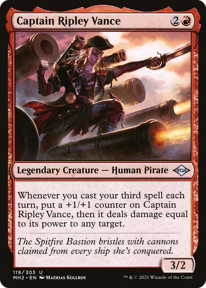 Captain Ripley Vance 119 (Modern Horizons 2)  - Foil