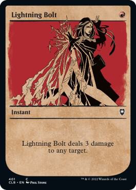 Lightning Bolt Showcase 401 (Commander Legends: Battle for Baldur's Gate) 