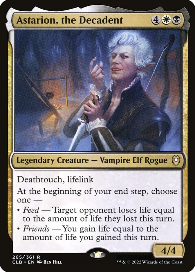 Astarion, the Decadent (Commander Legends: Battle for Baldur's Gate) 