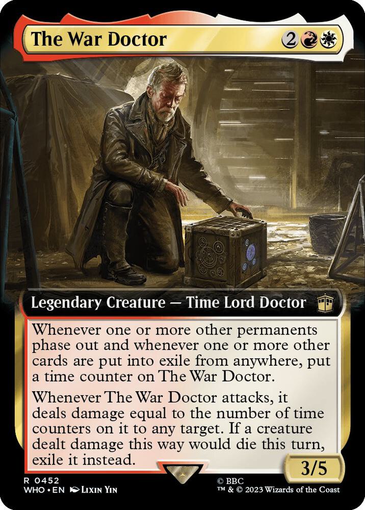 The War Doctor 452/331 (Universes Beyond: Doctor Who)  - Extended Art Foil