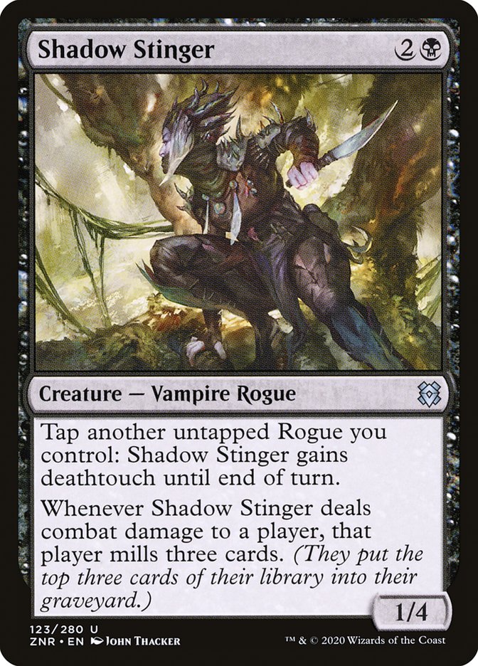 Shadow Stinger 123 (Zendikar Rising) 