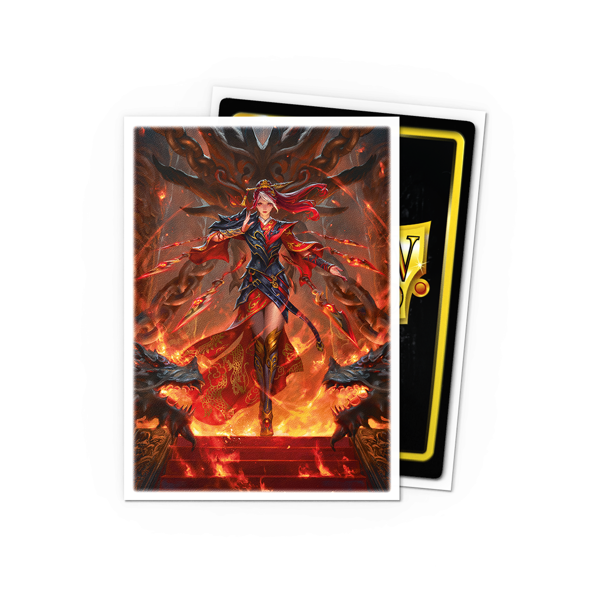 Dragon Shield: Standard 100ct Art Sleeves - Flesh and Blood (Cindra, Dracai of Retribution)