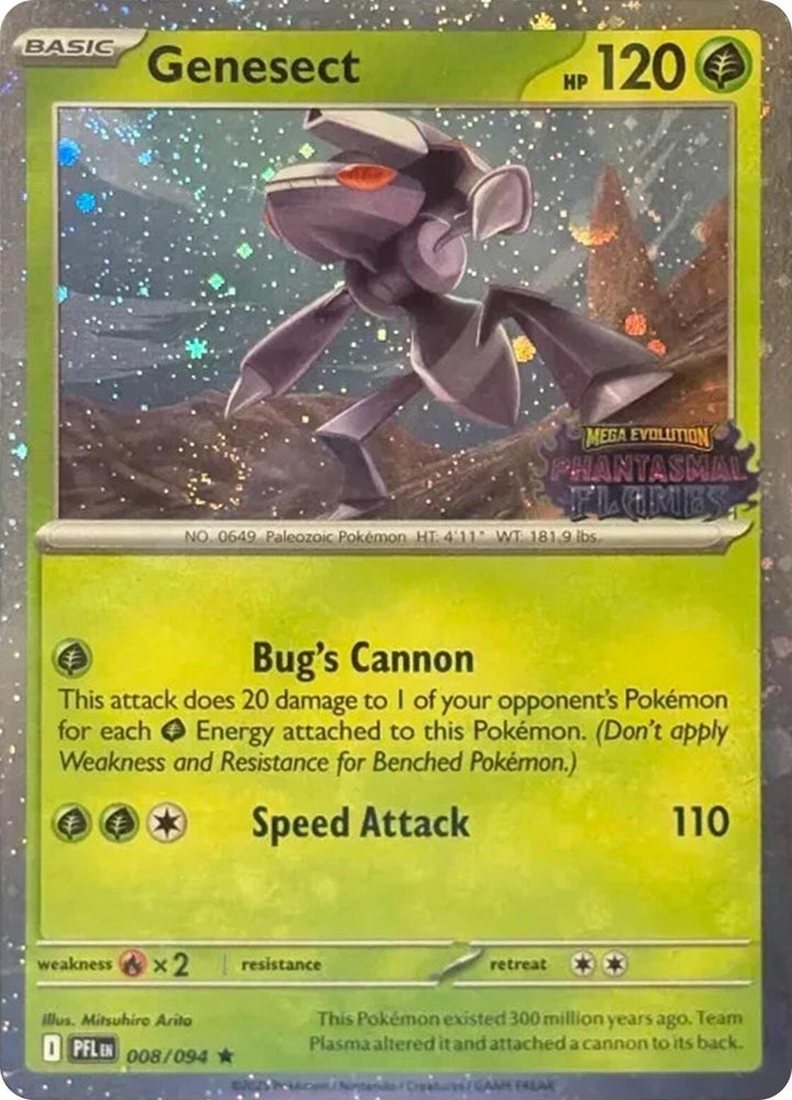Genesect (008/094) (Cosmos Holo) (Best Buy Exclusive) [Miscellaneous Cards]
