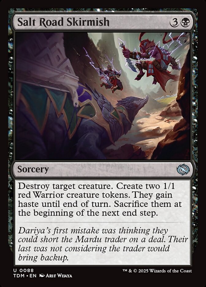 Salt Road Skirmish 88/291 (Tarkir: Dragonstorm)  - Foil