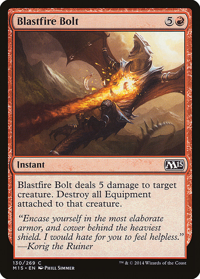 Blastfire Bolt 130 (Magic 2015 (M15)) 