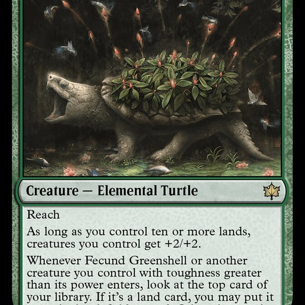 Fecund Greenshell 171 (Bloomburrow)  - Foil
